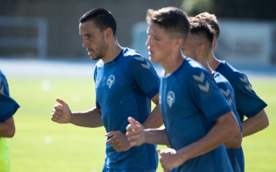 Ramon Folch i Sergi Altimira, els dos migcampistes que tenen contracte | Roger Benet